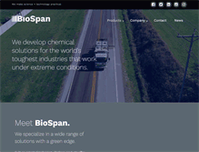 Tablet Screenshot of biospantech.com